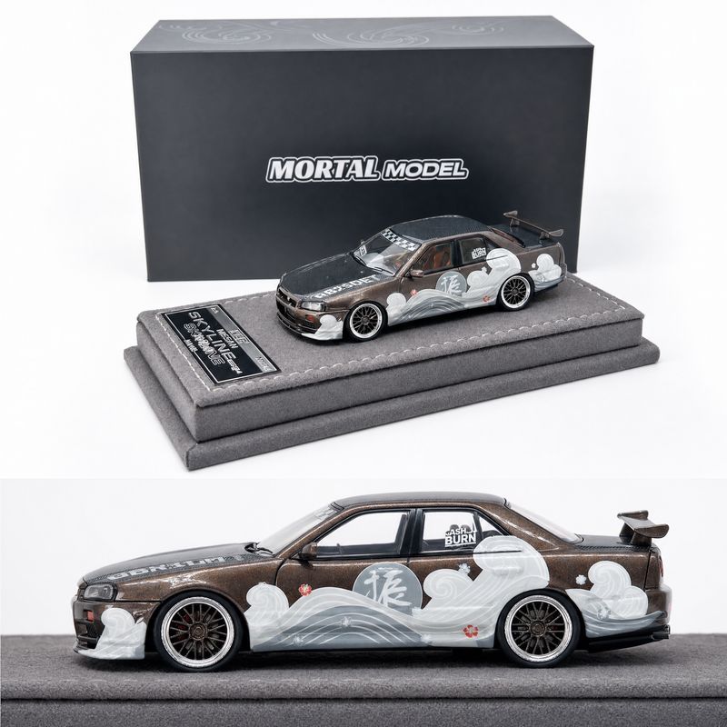Mortal Model Nissan Skyline ER34 25GT-T Brown Spectraflame | 2025 Hobby Expo China