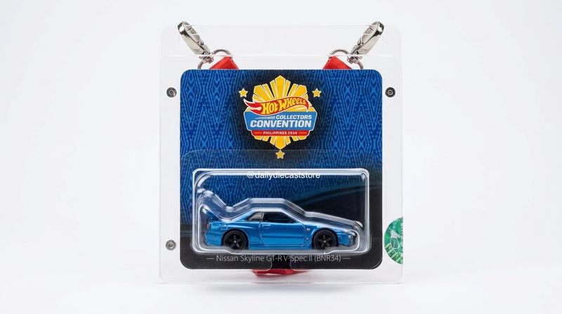 Hot Wheels Philippines Collectors Convention Nissan Skyline GT-R V-Spec II (BNR34) Staff Car | Code 2 Mattel Approved