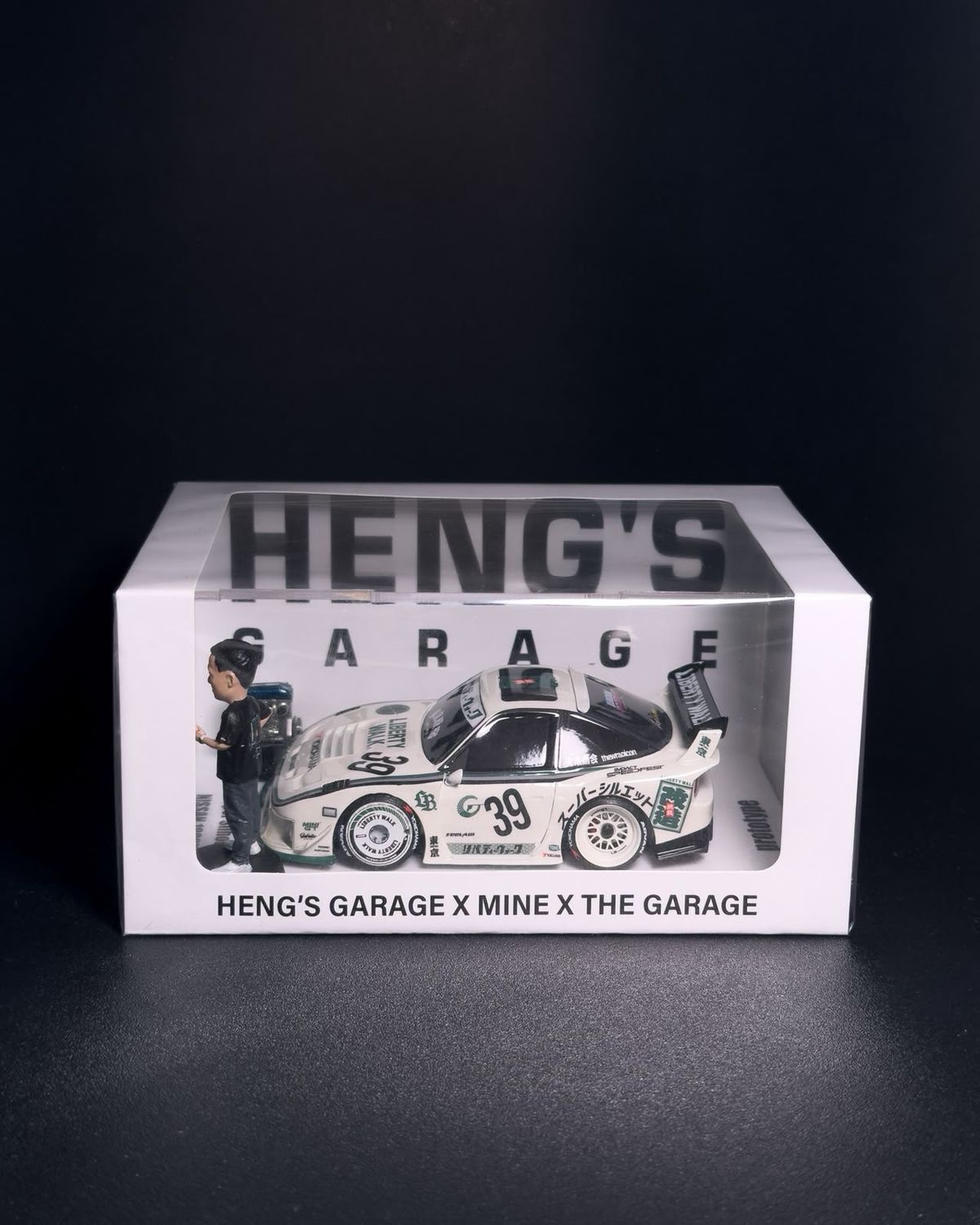 [PREORDER] Heng’s Garage x MINE x THE GARAGE LB-Super Silhouette Nissan 180SX with Figurine &amp; Engine