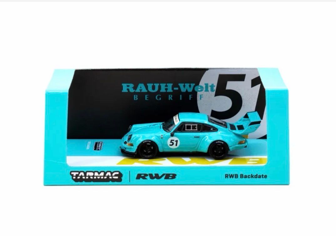 TARMAC WORKS Porsche RWB Backdate #51 Blue