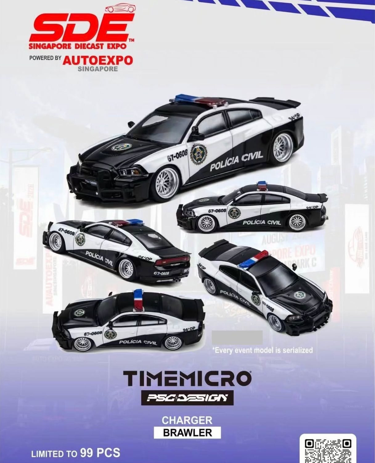 Time Micro PSC Design Charger Brawler | 2026 Singapore Auto Expo Time Micro PSC Design Charger Brawler | 2026 Singapore Auto Expo