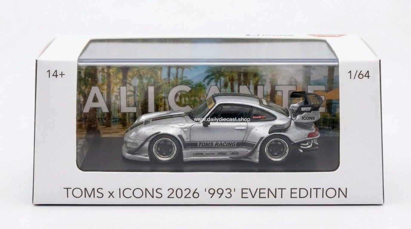 [PREORDER] Street Weapon TOM’S x ICONS 2026 ‘993’ Raw Event Edition | 2026 Icons Alicante