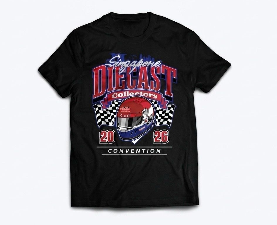2026 Singapore Diecast Collectors Convention Exclusive Event T-Shirt (Size XL)