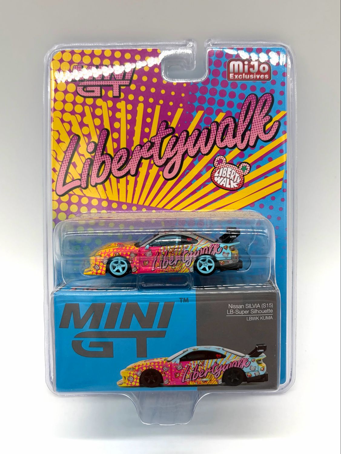 #743 MINI GT Nissan LB-Super Silhouette S15 SILVIA LBWK KUMA Chase Blister