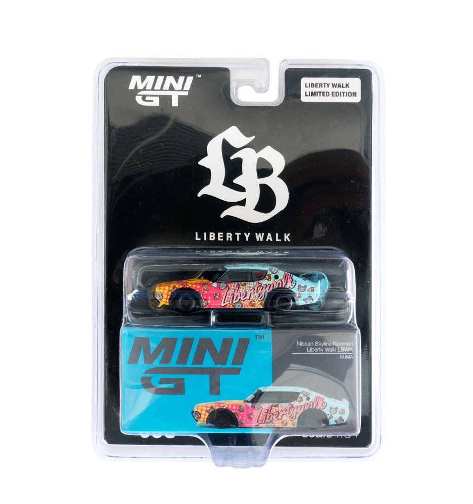 #698 MINI GT Nissan Skyline Kenmeri LBWK KUMA Blister | Liberty Walk Store Exclusive