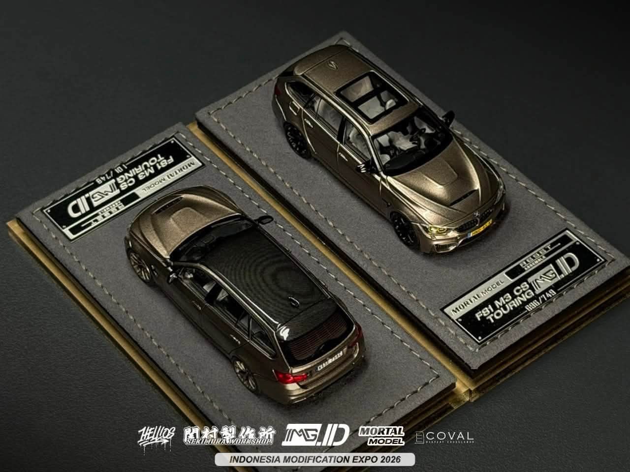 [PREORDER] Mortal Model x Matthew Garage x Sekimura x Hellios x Coval BMW M3 CS F81 Wagon Sepang Bronze Metallic | Chance of Chase | 2026 Indonesia Modification Expo