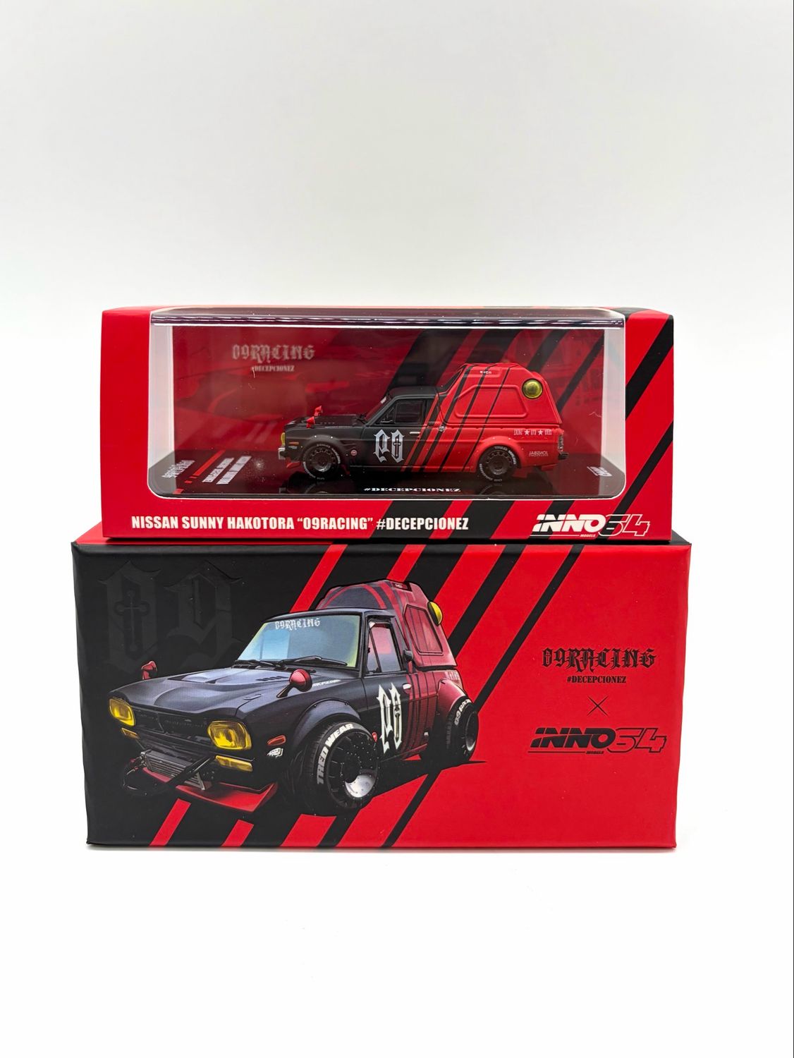 [UNSEALED] INNO64 Nissan Sunny Hakotora “09RACING” #DECEPCIONEZ
