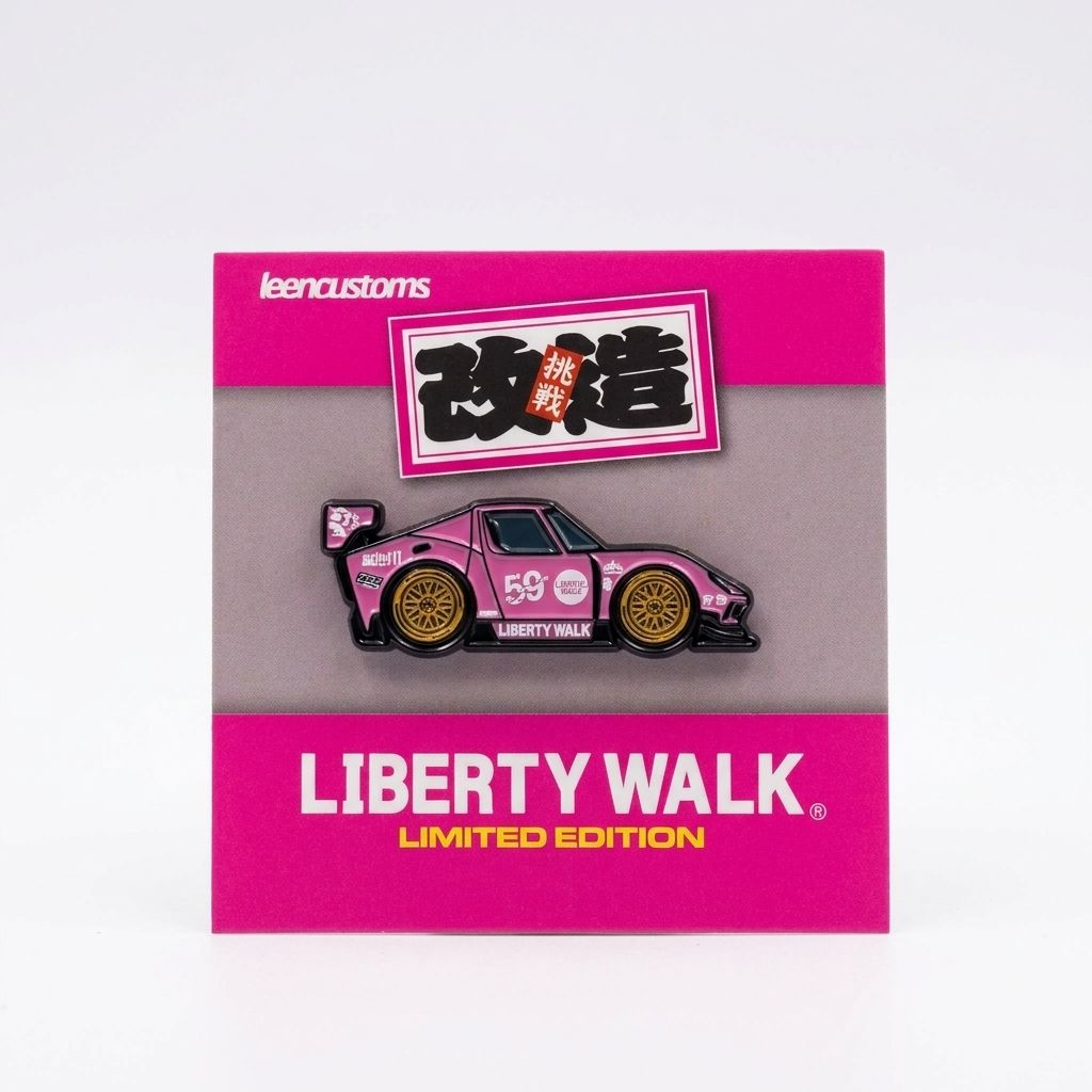 Leen Customs x Liberty Walk Pink Miura Pin Limited Edition | 2026 Singapore Diecast Collectors Convention