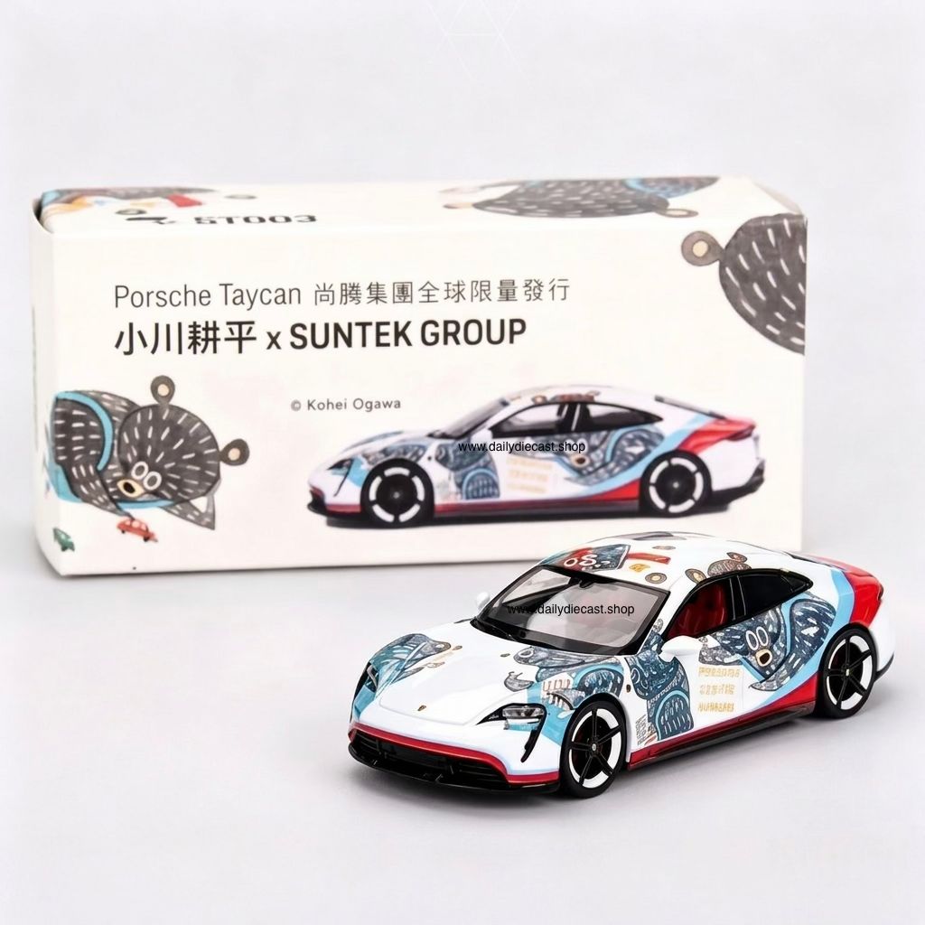 [PREORDER] #ST003 MINI GT x SUNTEK GROUP Porsche Taycan Kohei Ogawa Design | Porsche Centre Taiwan Exclusive
