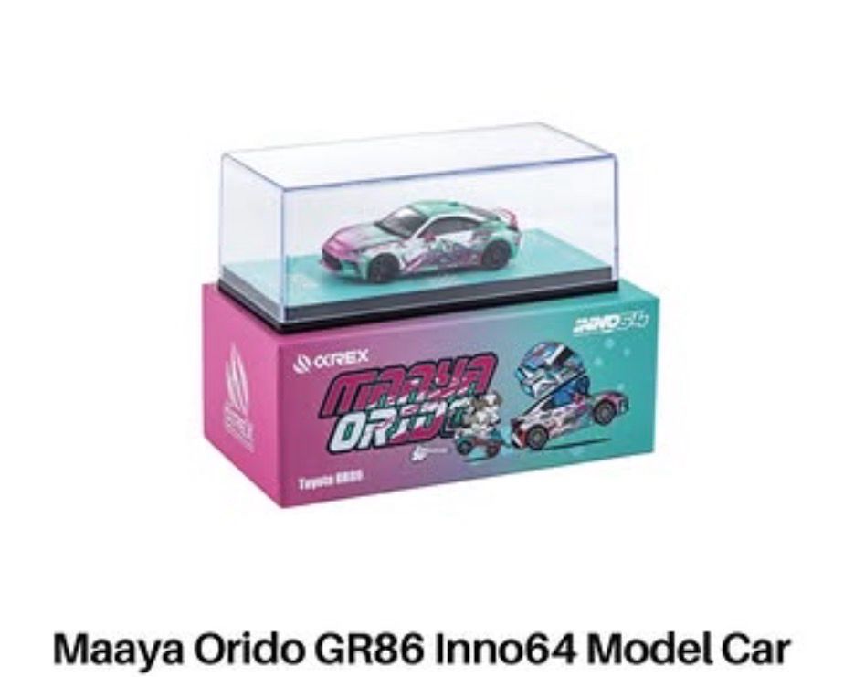 [PREORDER] INNO64 x Maaya Orido Toyota GR86 Alpharex | 2026 Tokyo Autosalon KL