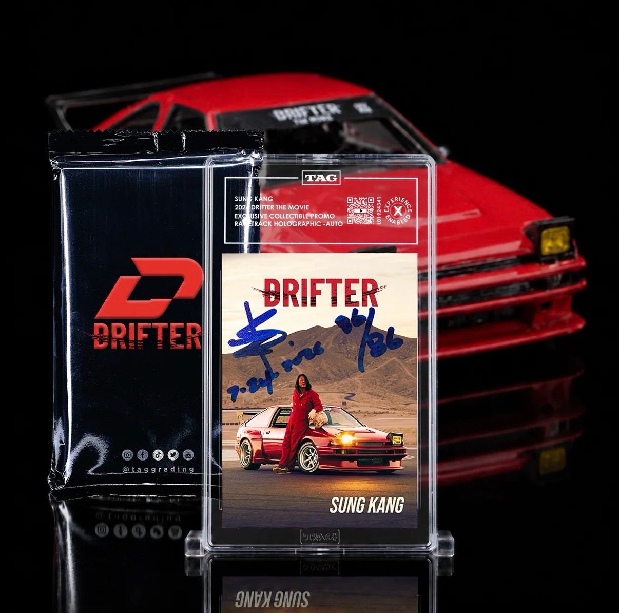 [PREORDER] TAG x SUNG KANG Drifter Movie Mystery Slab Limited Edition Movie Card Release