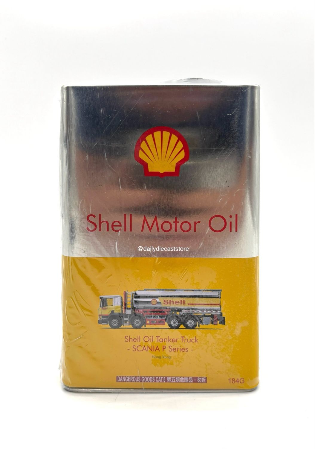 Auction win: TINY HK 1/76 Shell Oil Tanker Scania P Series Hong Kong | Sealed