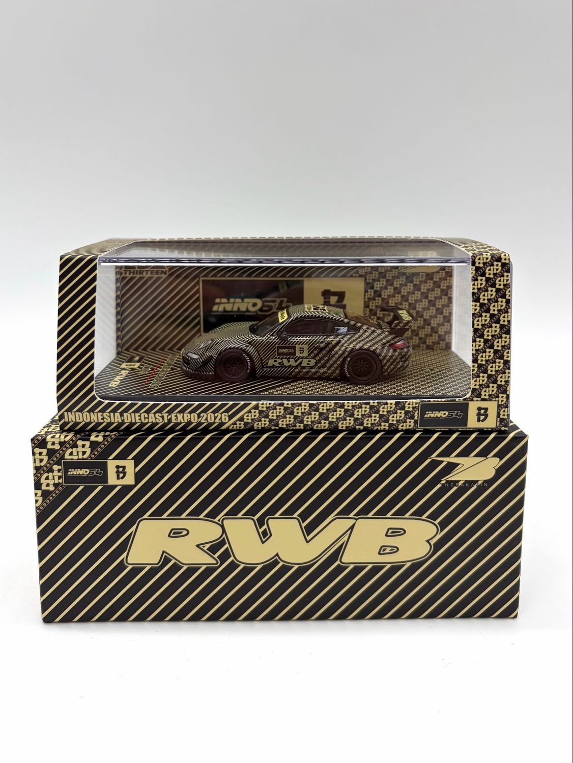 [UNSEALED] INNO64 x Black Crow Customs x The Bakajin Batik RWB 997 | 2026 Indonesia Diecast Expo (IDE)