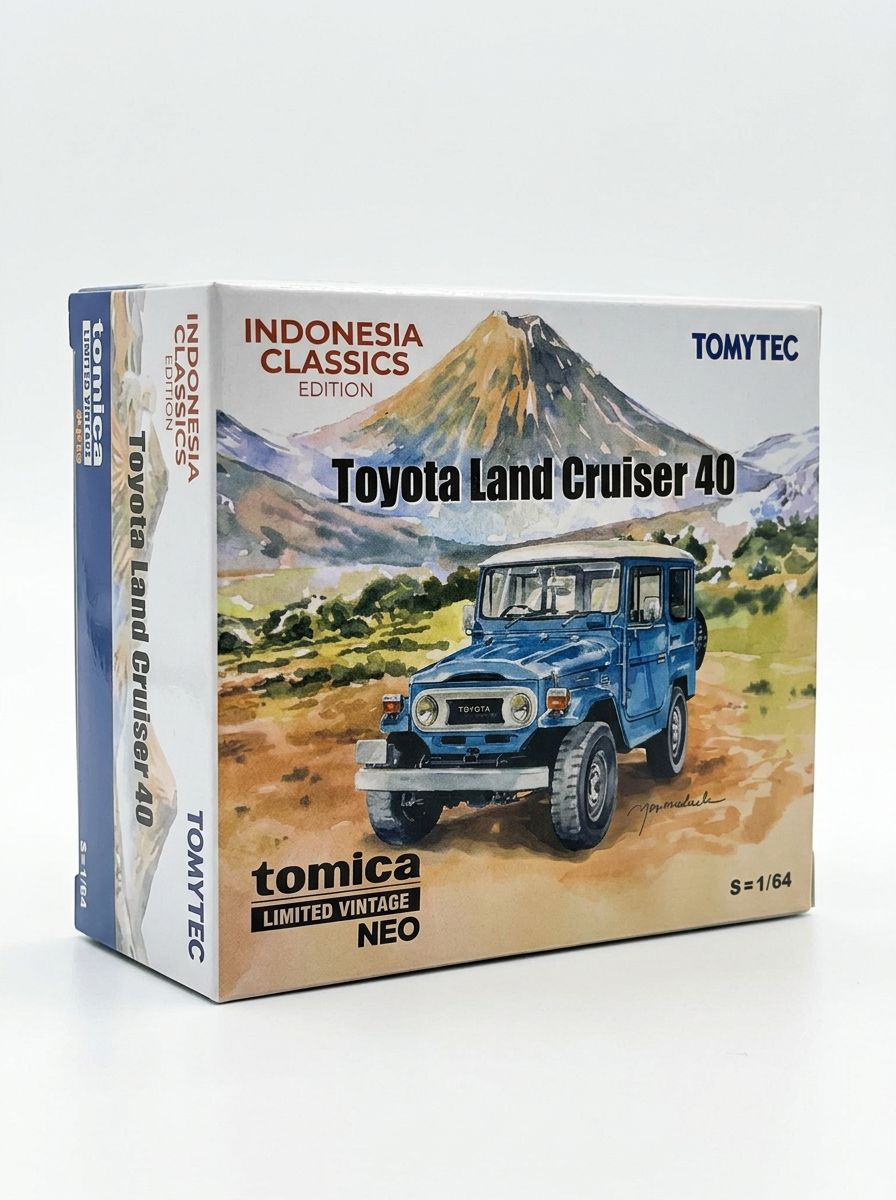 Tomica Tomytec TLVN Toyota Land Cruiser 40 “Hardtop”Indonesia Classics Edition | 2026 Indonesia Modification Expo (IMX)