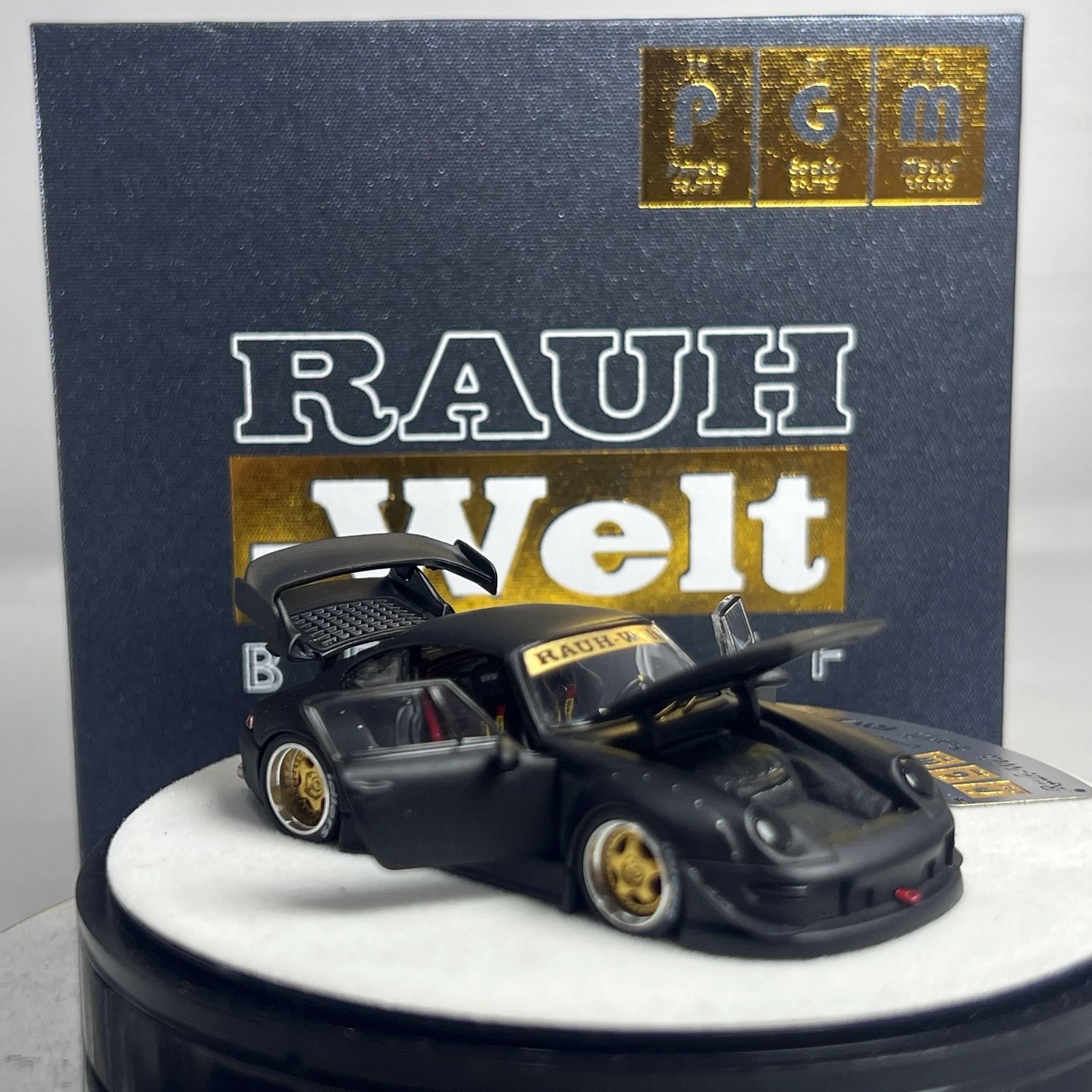 PGM 1/64 RWB 993 Matte Black Luxury Box