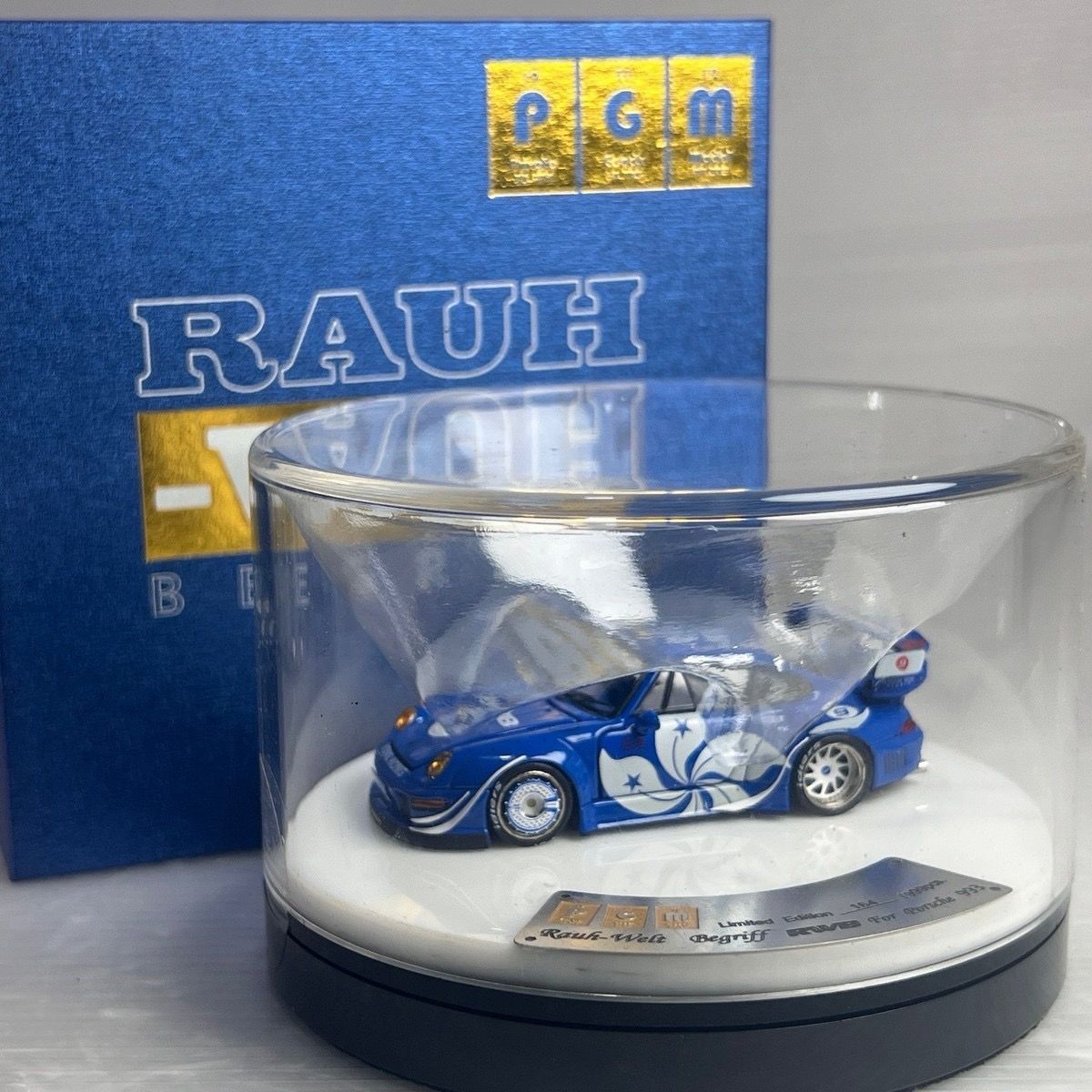 PGM x PEAKO 1/64 RWB 993 Hong Kong Exclusive Blue Luxury Box