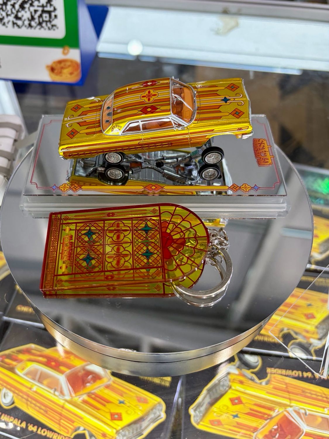 [PREORDER] 97M LOWRIDERS Chevy Impala Bottom Glass w/ Keychain | 2026 Auto Passion Alliance