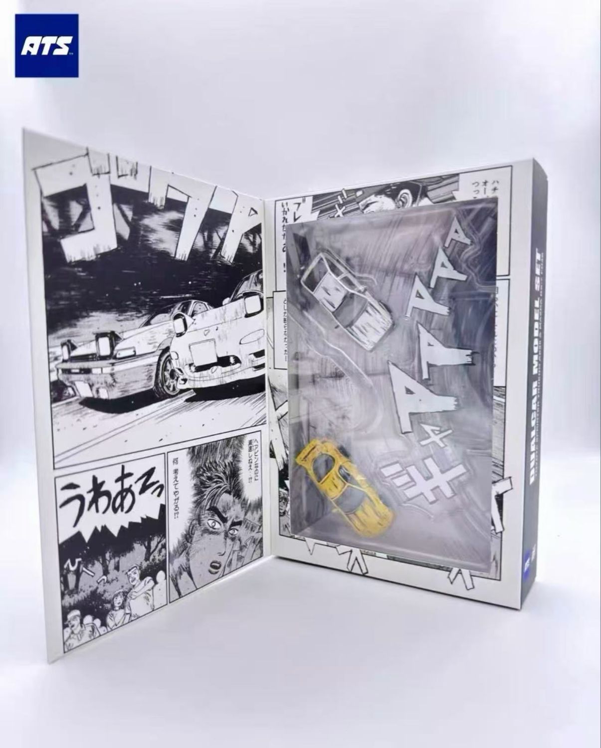 [PREORDER] ATS Model x INITIAL D Toyota Sprinter Trueno AE86 &amp; Mazda RX-7 FD3S Dual Car Model Set w/ Diorama Scene | 2026 Auto Passion Alliance