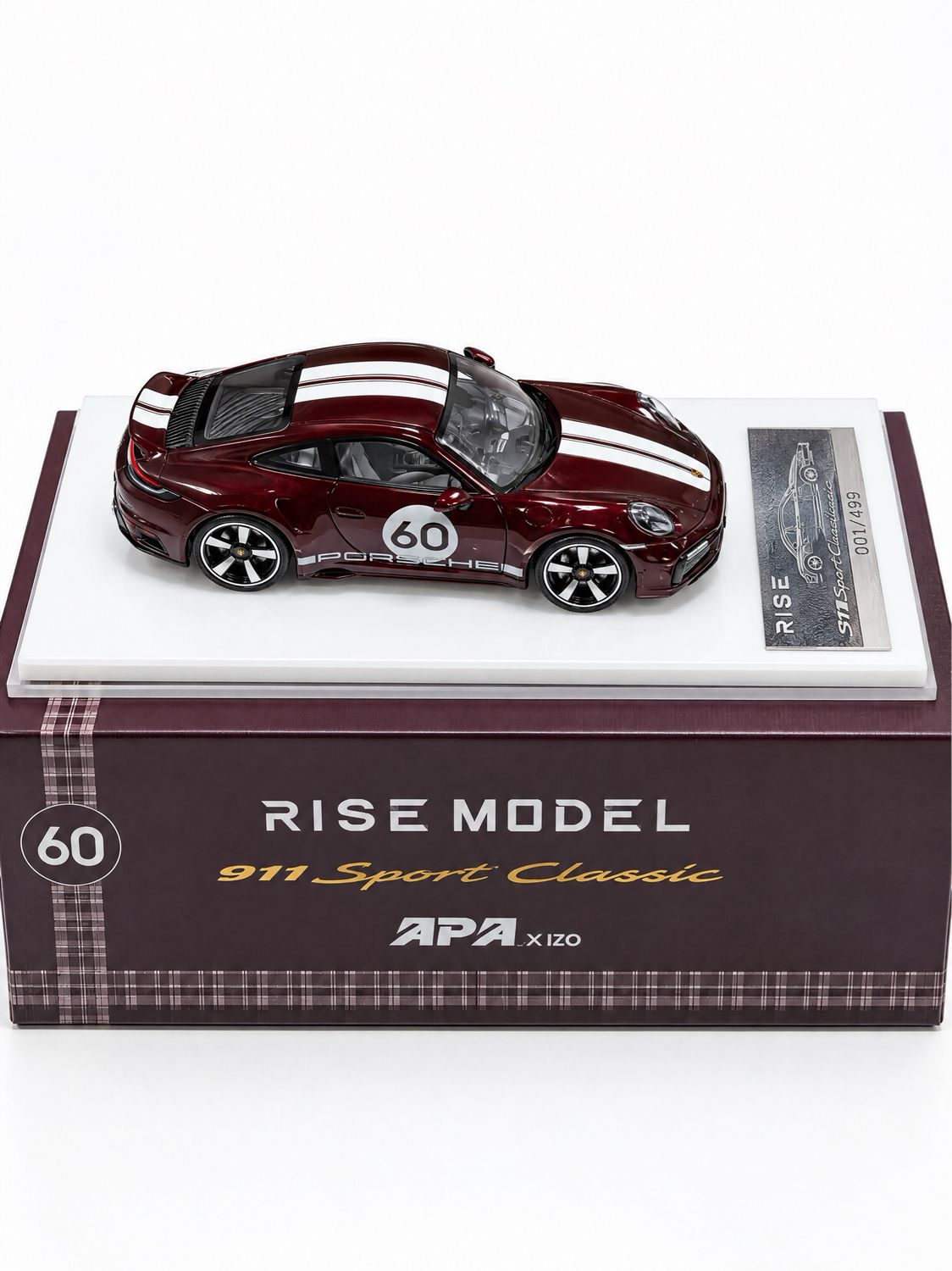 [PREORDER] Rise Model 1/64 Cherry Red 911 Sport Classic | 2026 Auto Passion Alliance