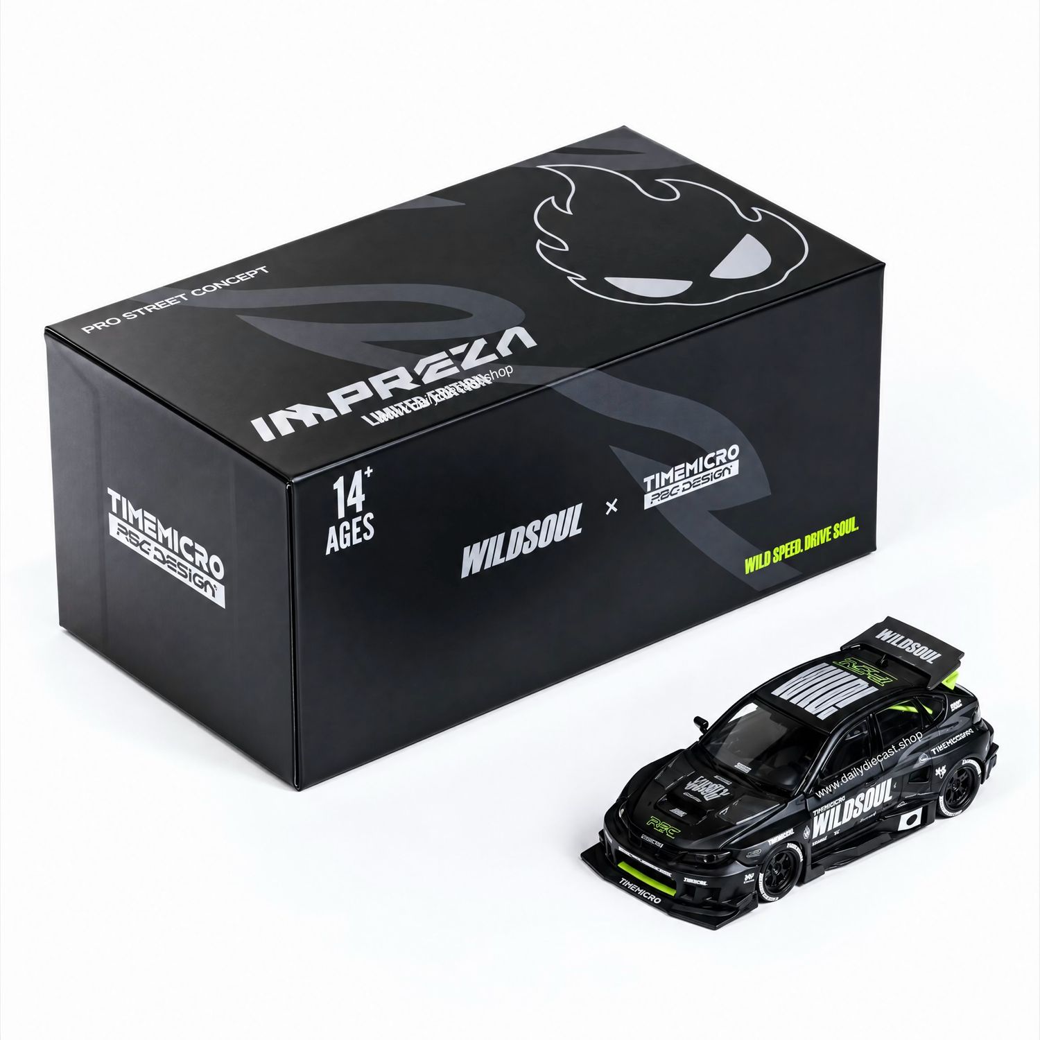 [PREORDER] Time Micro x PSC Design x WILD SOUL Impreza Pro Street Concept w/ Diorama Option | 2026 Auto Passion Alliance