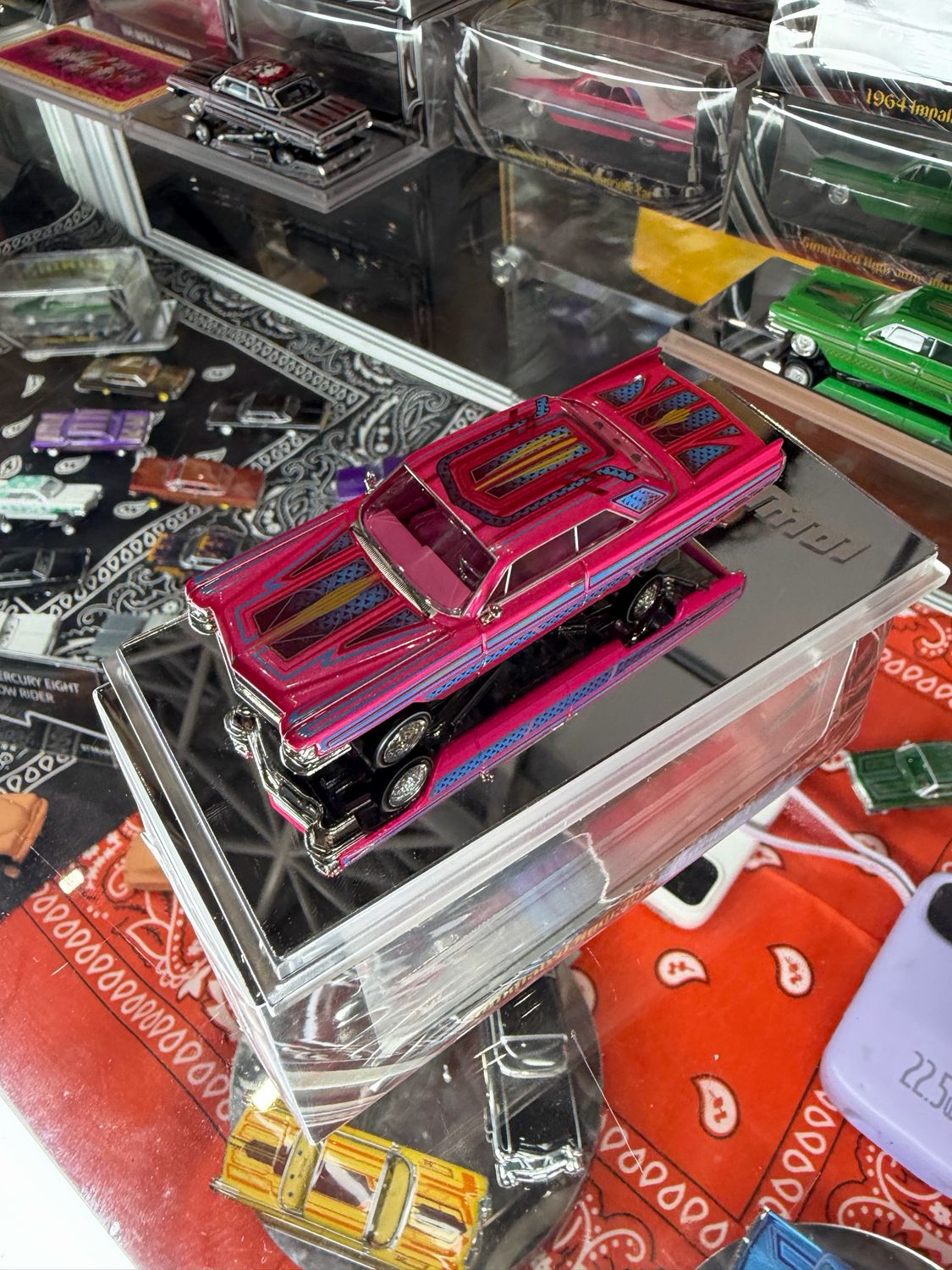 [PREORDER] 97M LOWRIDERS 1964 Chevy Impala SS Lowrider Pink | 2026 Auto Passion Alliance