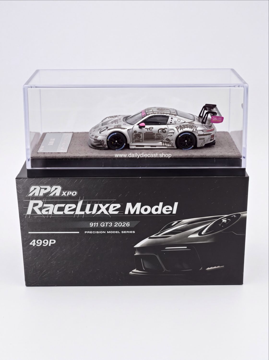 [PREORDER] RaceLuxe Model 1/64 Porsche 911 GT3R Iron Dames | 2026 Auto Passion Alliance