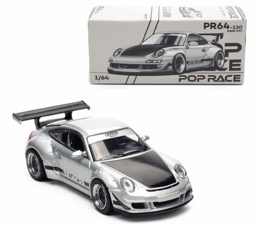 POP RACE RWB 997 Silver w/ Black Hood (PR64-130)