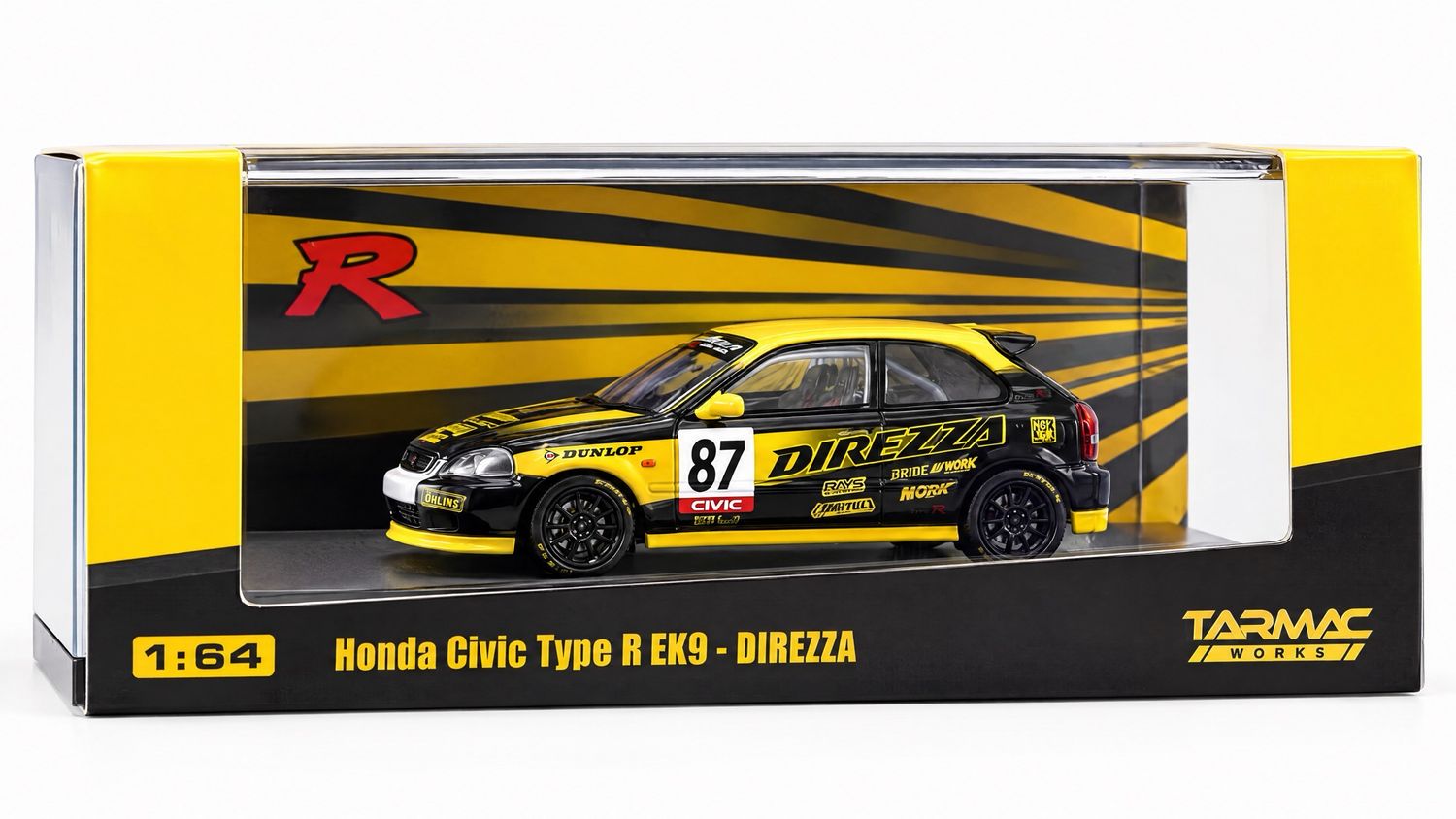 Tarmac Works Honda Civic Type R EK9 DIREZZA | Malaysia Exclusive Model Tarmac Works Honda Civic Type R EK9 DIREZZA | Malaysia Exclusive Model