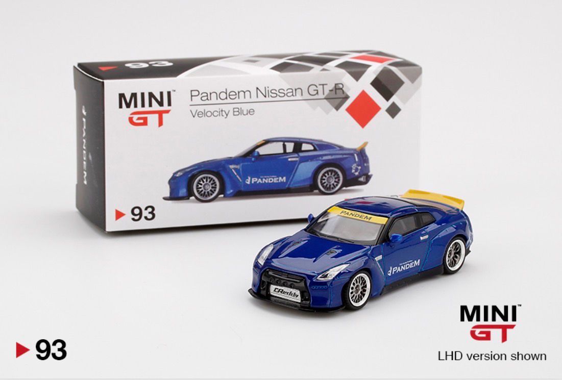 [UNSEALED] #93 MINI GT Pandem Nissan GT-R (R35) Velocity Blue