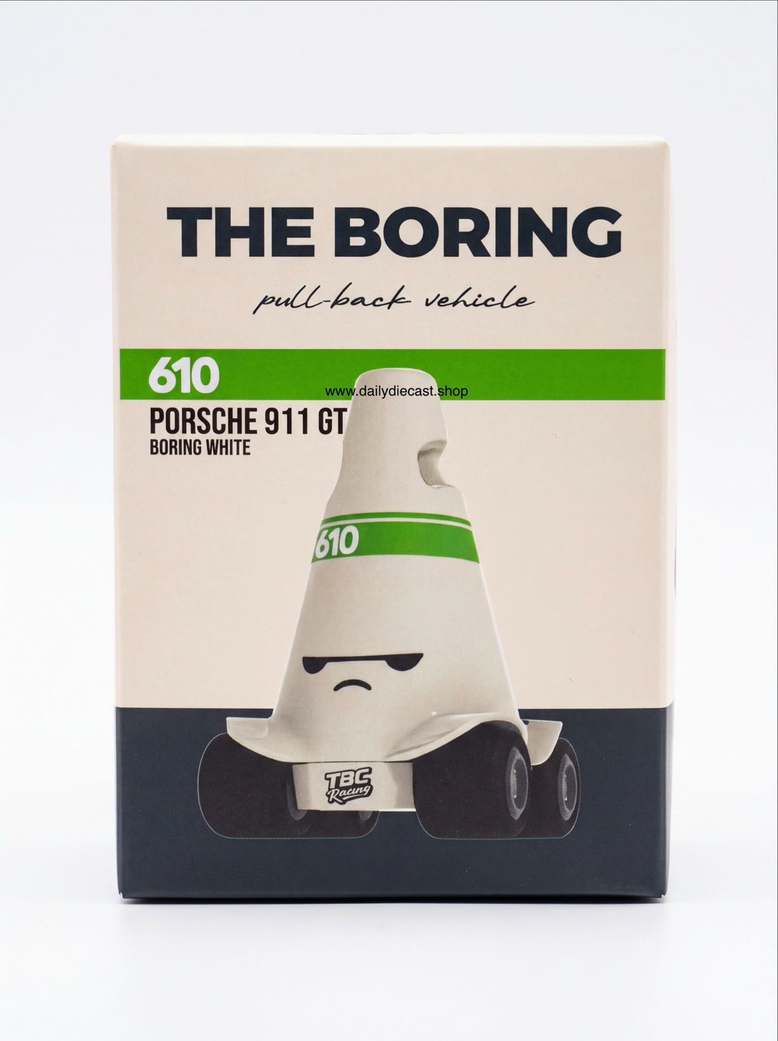 [PREORDER] #610 MINI GT x T.B.C Porsche 911 GT3 Cup 610 Racing “THE BORING” Pullback Vehicle