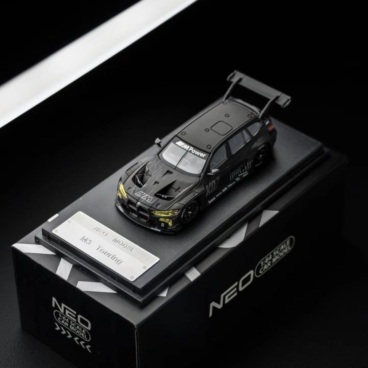 [PREORDER] Neo Model BMW M3 Touring GT3 Dark Knight Stealth Matte Black