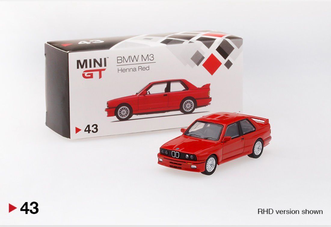 #43 MINI GT BMW M3 Henna Red