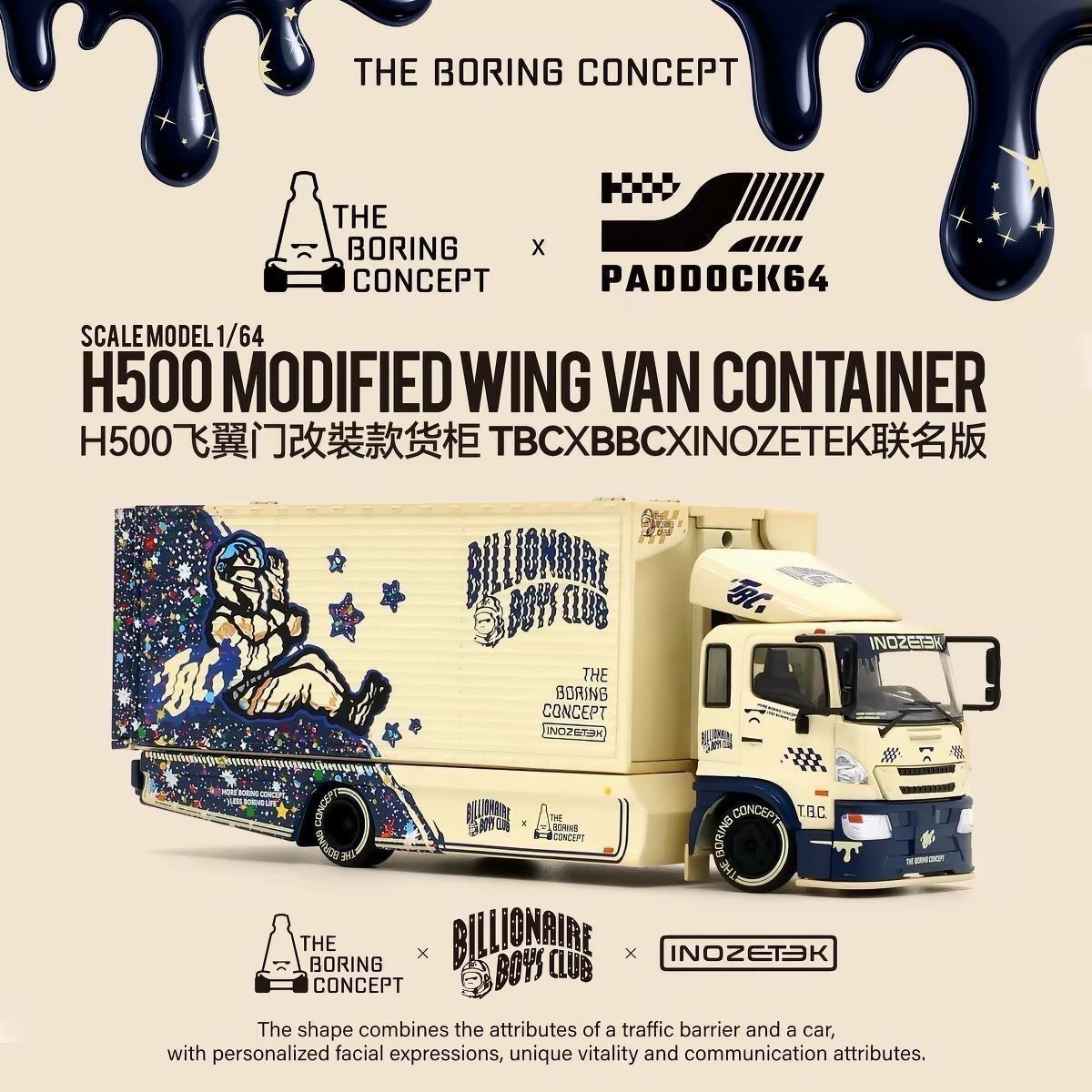 [PREORDER] T.B.C x Paddock64 x INOZETEK x BBC H500 Modified Wing Van Container
