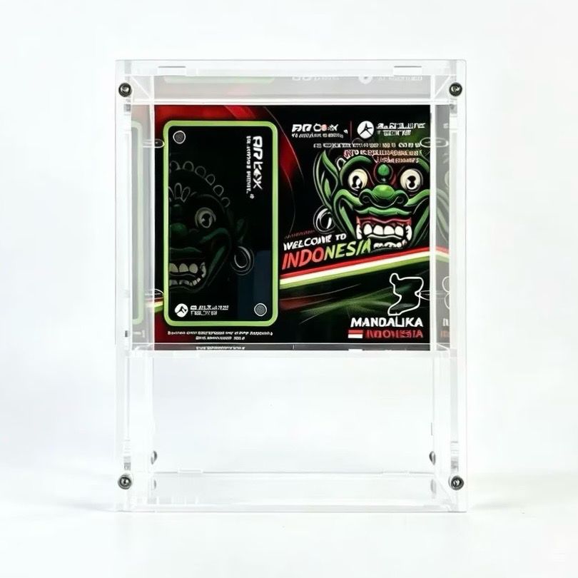 [PREORDER] Acrylic Display For Almost Real Porsche 911 GT3 R 2026 GT World Challenge Asia Mandalika #911 Test Car Barong (68-2)