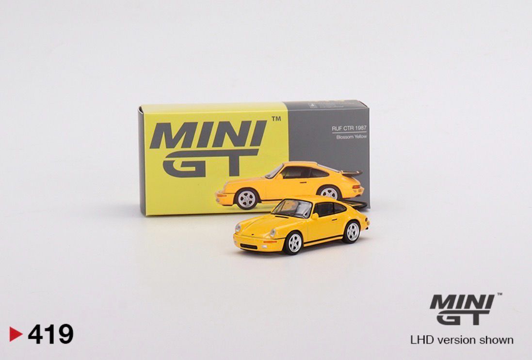 #419 MINI GT RUF CTR 1987 Blossom Yellow #419 MINI GT RUF CTR 1987 Blossom Yellow