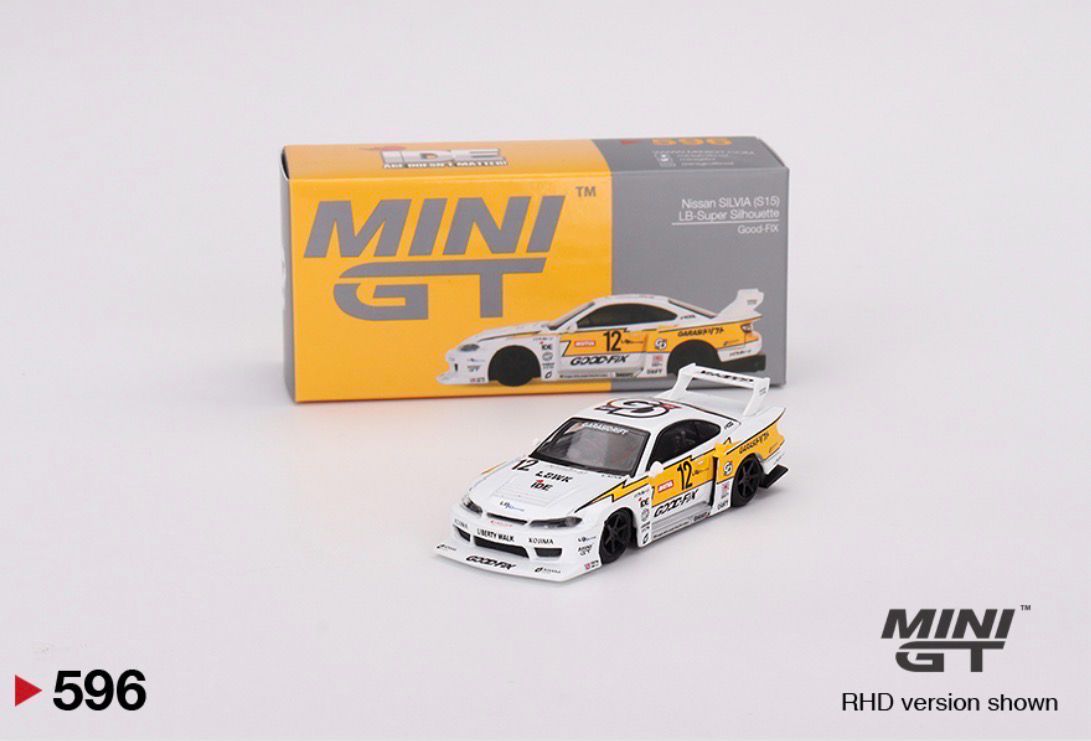 #596 MINI GT Nissan SILVIA (S15) LB-Super Silhouette Good-FIX | 2023 Indonesia Diecast Expo #596 MINI GT Nissan SILVIA (S15) LB-Super Silhouette Good-FIX | 2023 Indonesia Diecast Expo