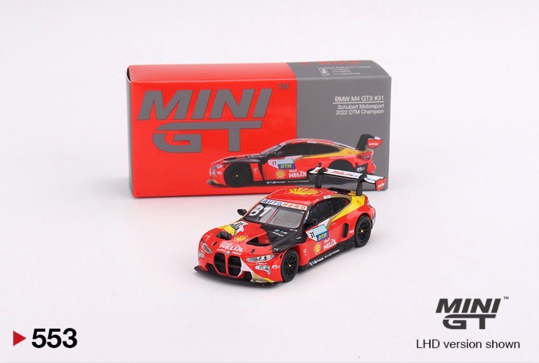 #553 MINI GT BMW M4 GT3 #31 Schubert Motorsport 2022 DTM Champion #553 MINI GT BMW M4 GT3 #31 Schubert Motorsport 2022 DTM Champion