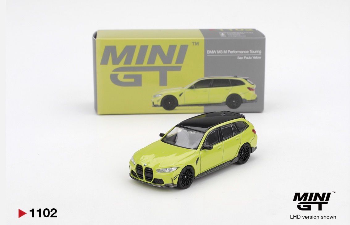 #1102 MINI GT BMW M3 M Performance Touring Sao Paulo Yellow