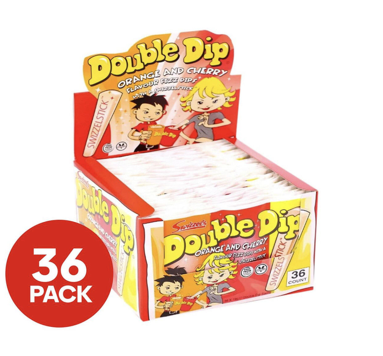 36 x Swizzels Double Dip 19g