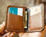 Plain Leather card holder