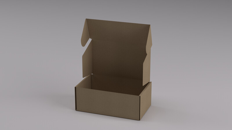 Caja Cartón 25x15x10 Automontable con Tapa Personalizable