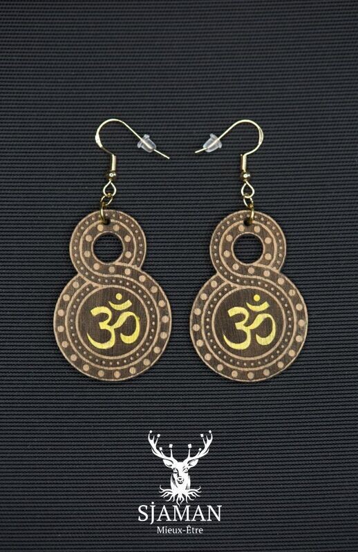 Boucles d'oreilles Aum