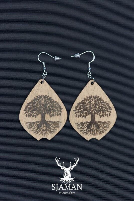 Boucles d'oreilles Arbre de vie