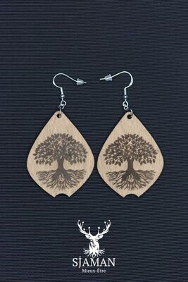 Boucles d'oreilles Arbre de vie