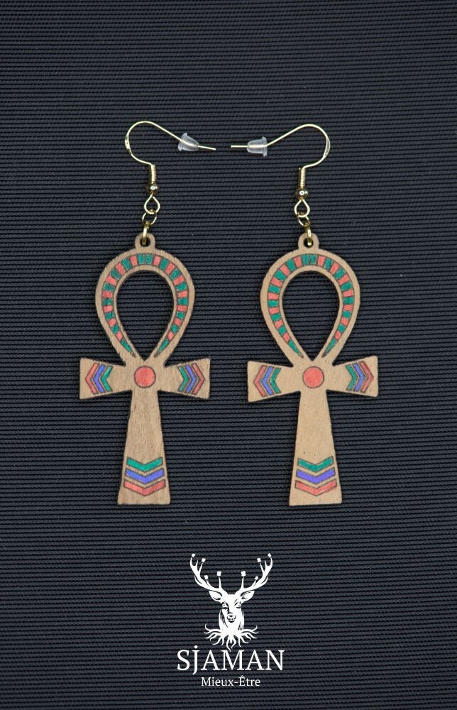 Boucles d'oreilles Anhk