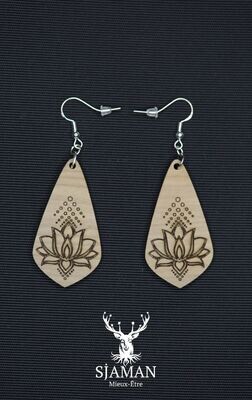 Boucles d'oreilles Lotus