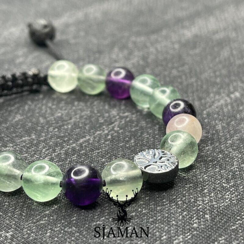 Bracelet "Concentration" en Fluorite