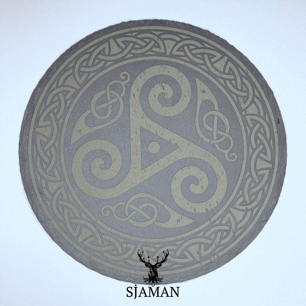 Protection Triquetra en Ardoise 30cm
