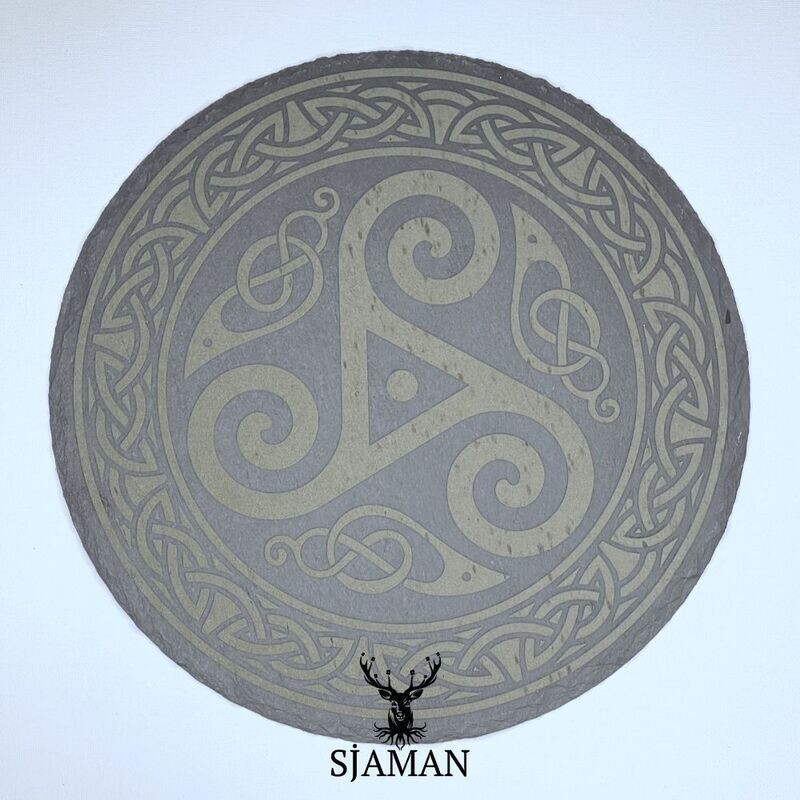 Protection Triquetra en Ardoise 30cm