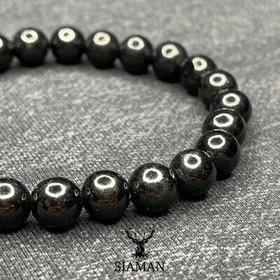 Bracelet "Deuil" en Jaïs
